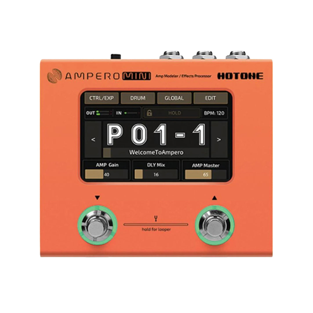 Hotone Ampero Mini Orange Guitar Pedal
