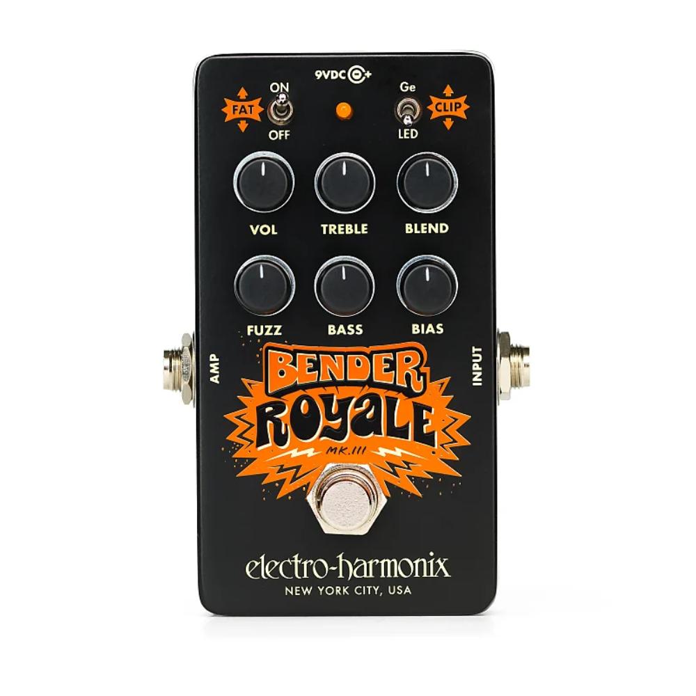 Electro-Harmonix EHX BENDER ROYALE Germanium Fuzz Black 