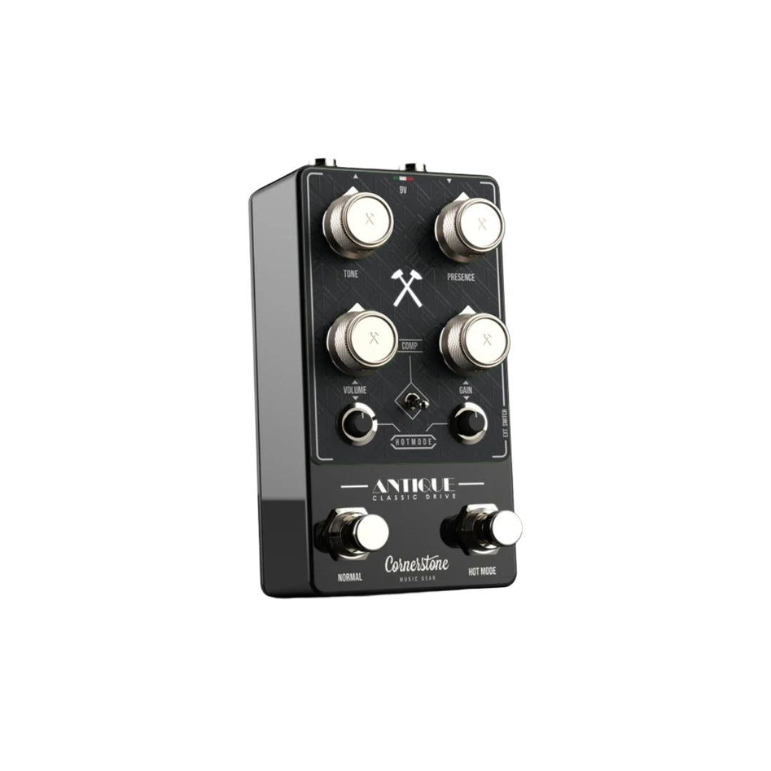 Cornerstone Antique V3 Black - notte with Black Faceplate and Champagne Knobs 
