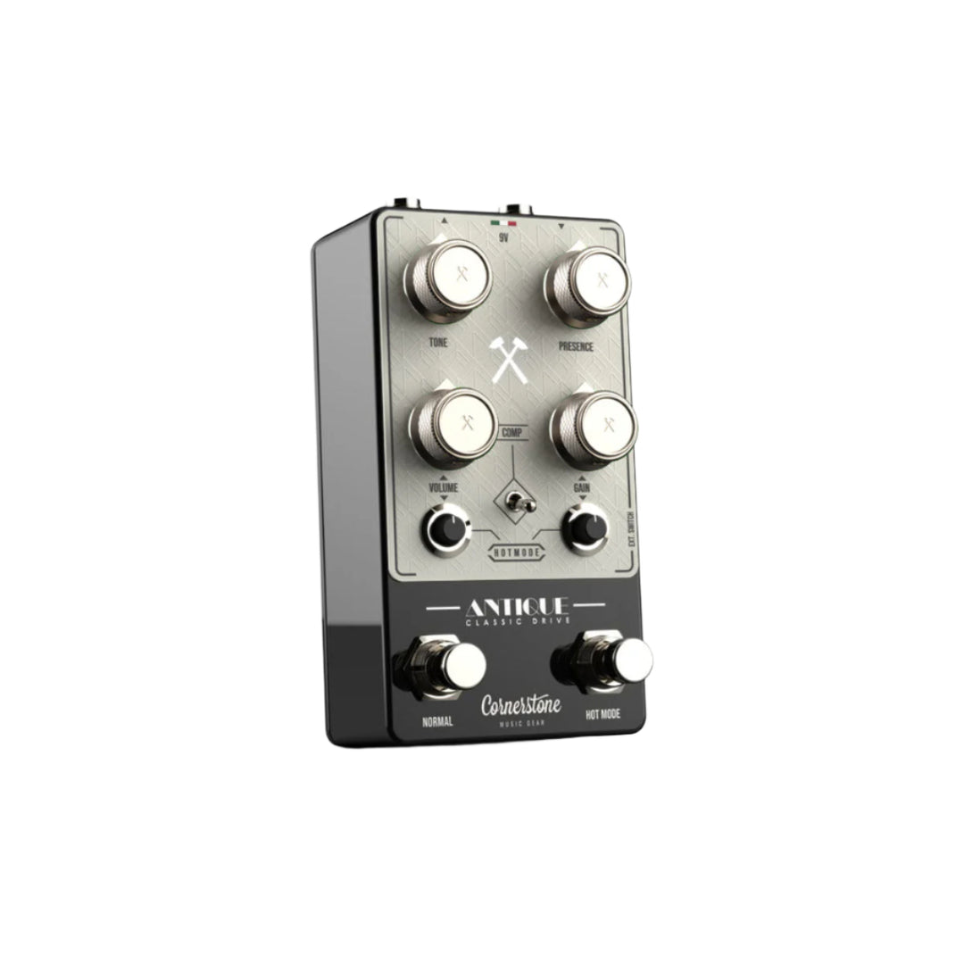 Cornerstone Antique V3 Black - notte with White Faceplate and Champagne Knobs 
