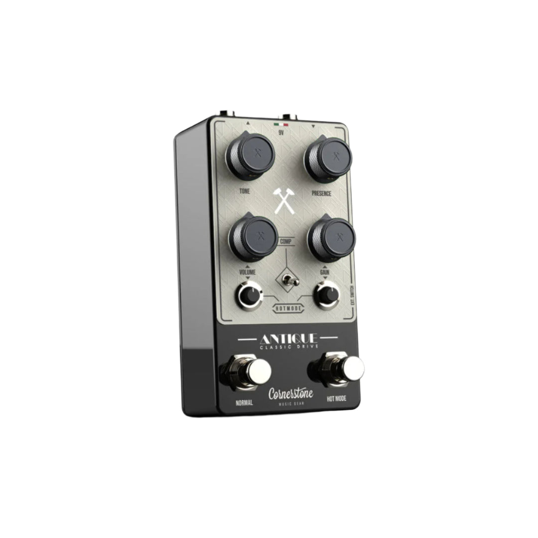 Cornerstone Antique V3 Black - notte with White Faceplate and Jet Black Knobs 