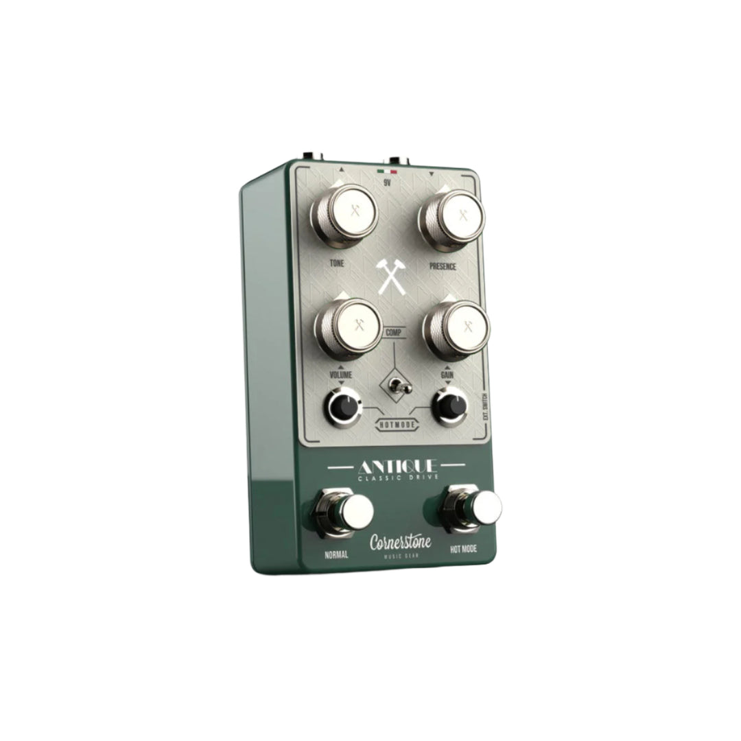 Cornerstone Antique V3 Green - Patina with White Faceplate and Champagne Knobs 