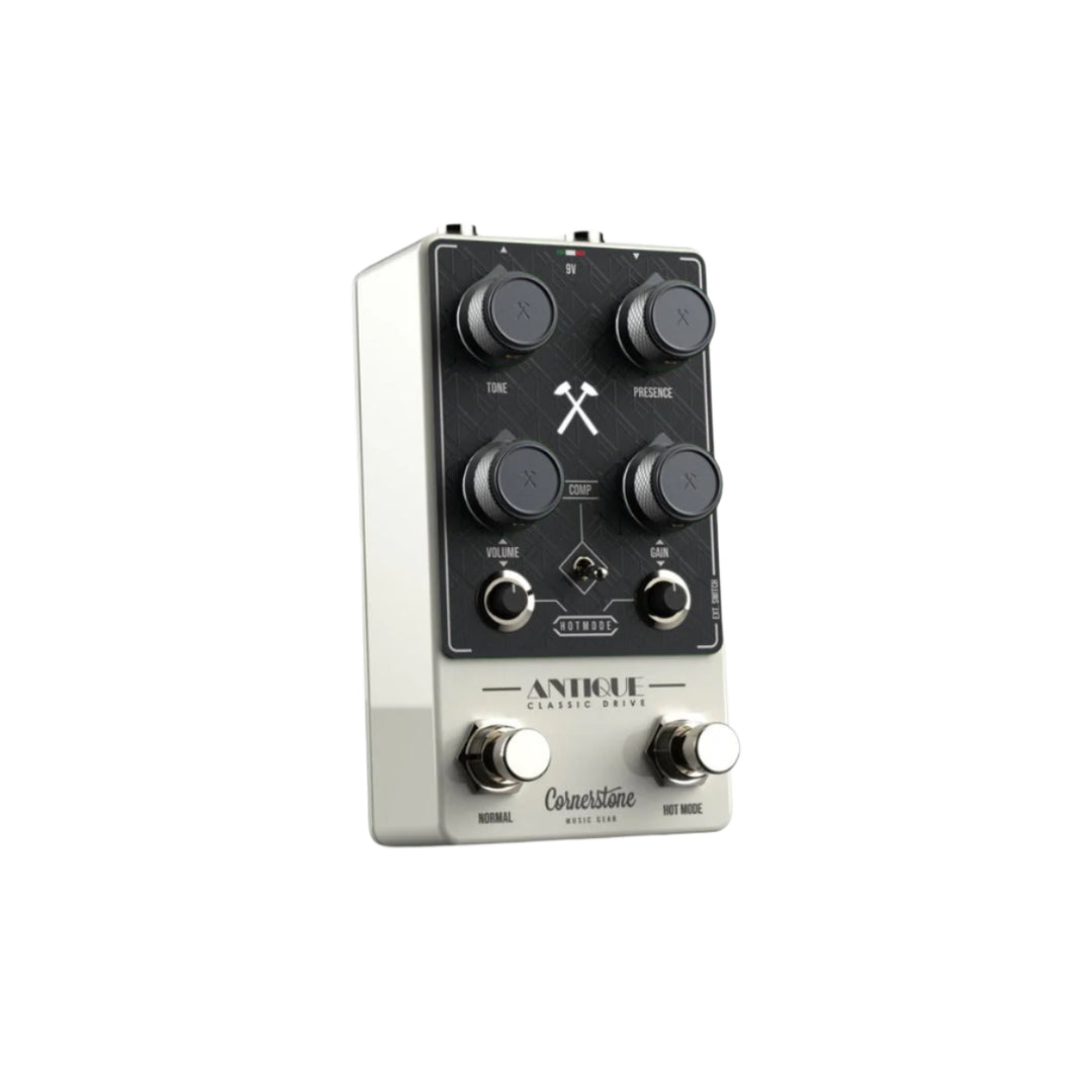Cornerstone Antique V3 White - Capodimonte with Black Faceplate and Jet Black Knobs 