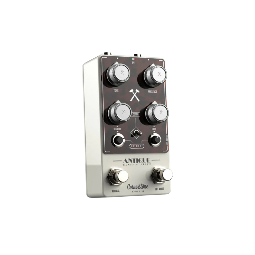 Cornerstone Antique V3 White - Capodimonte with Turtoise Shell Faceplate and Dark Gray Knobs 