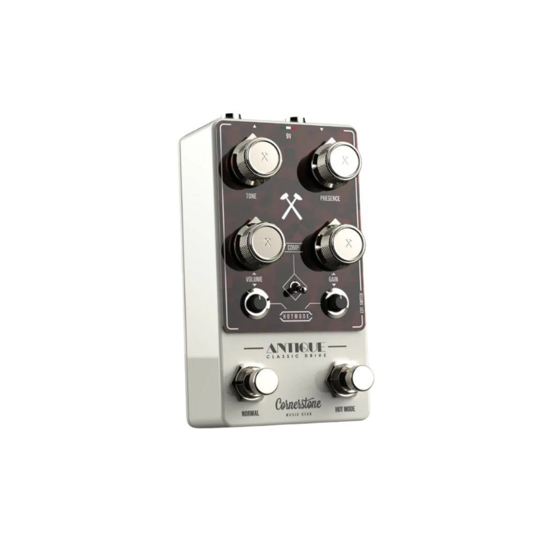 Cornerstone Antique V3 White - Capodimonte with Turtoise Shell Faceplate and Nickel Plated Knobs 