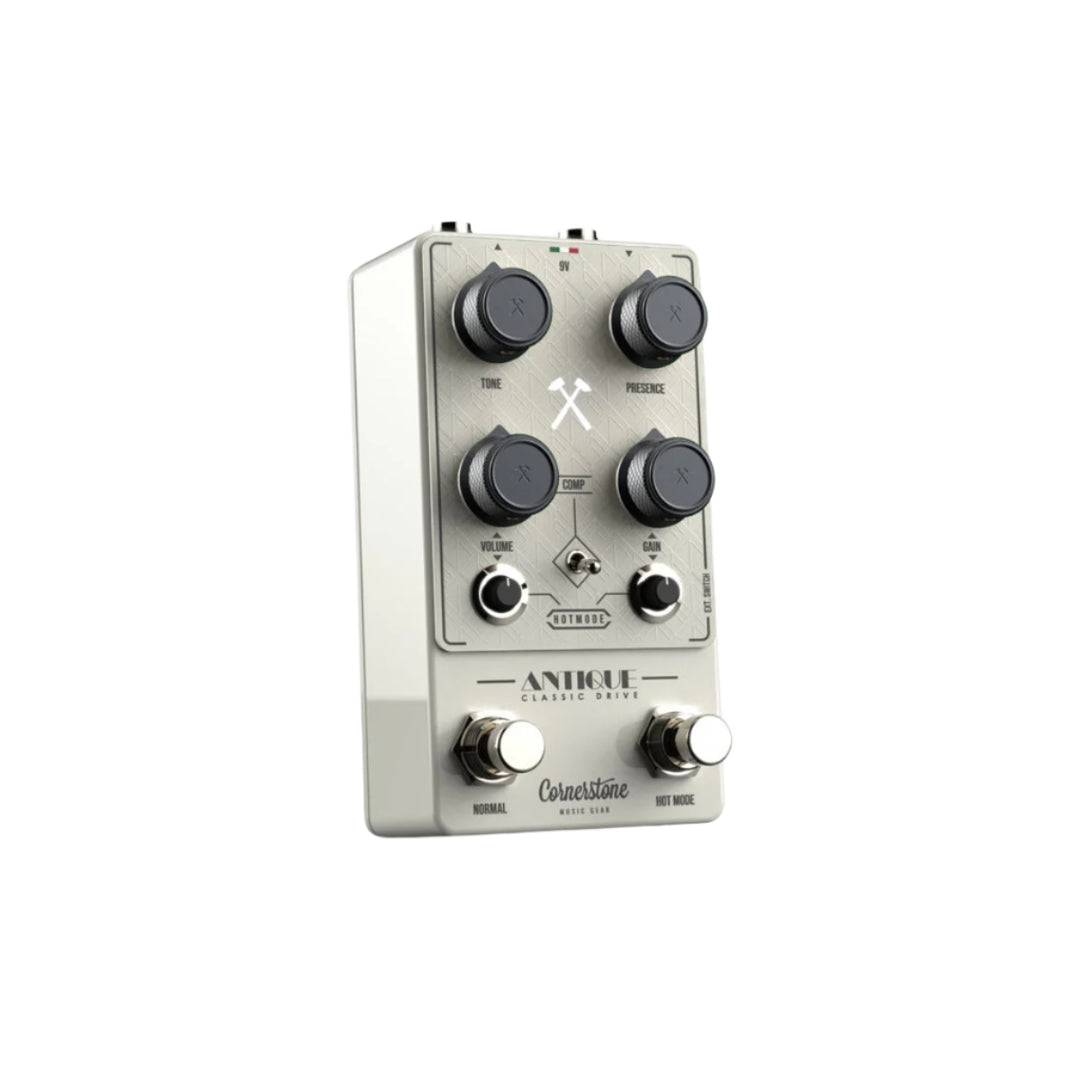 Cornerstone Antique V3 White - Capodimonte with White Faceplate and Jet Black Knobs 