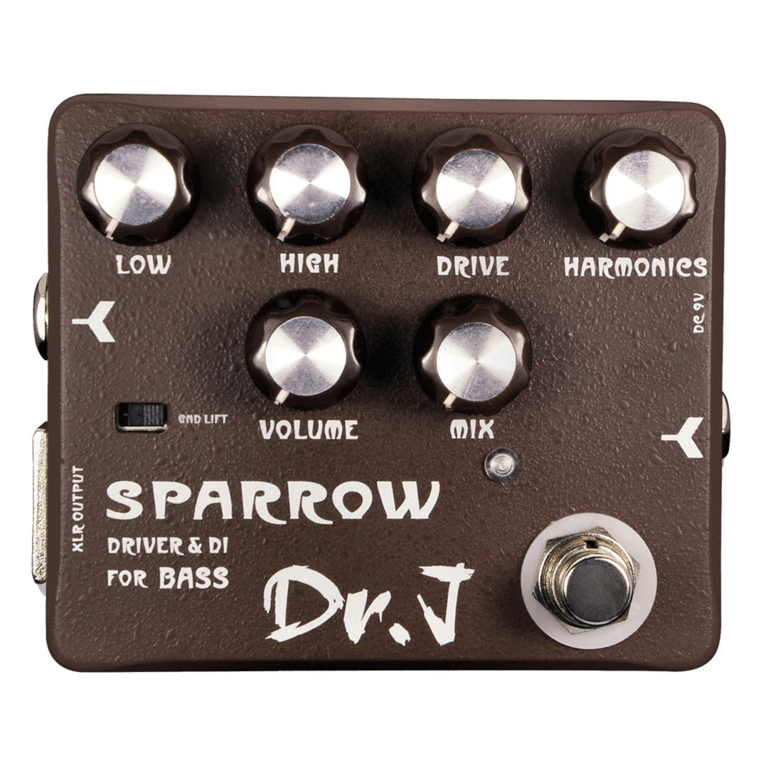 DR J SPARROW DRIVER & DI BASS GUITAR PEDAL 