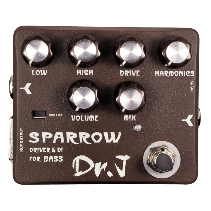 DR J SPARROW DRIVER & DI BASS GUITAR PEDAL 