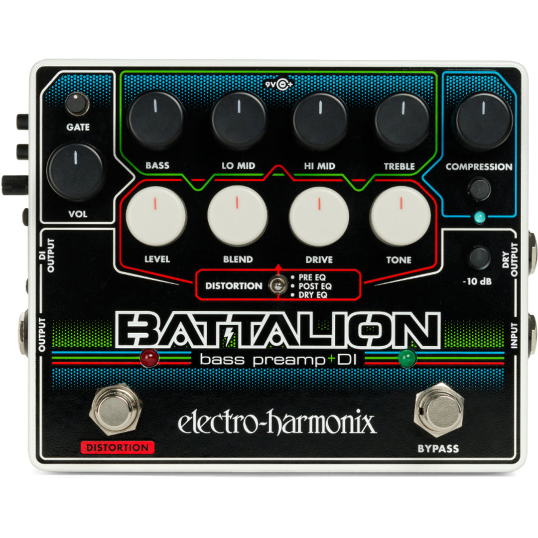 Electro-Harmonix EHX Battalion Bass Preamp & DI 