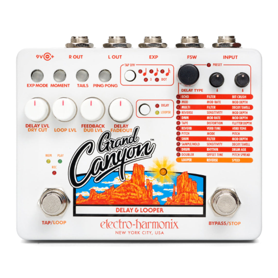 Electro-Harmonix EHX Grand Canyon Delay & Looper 