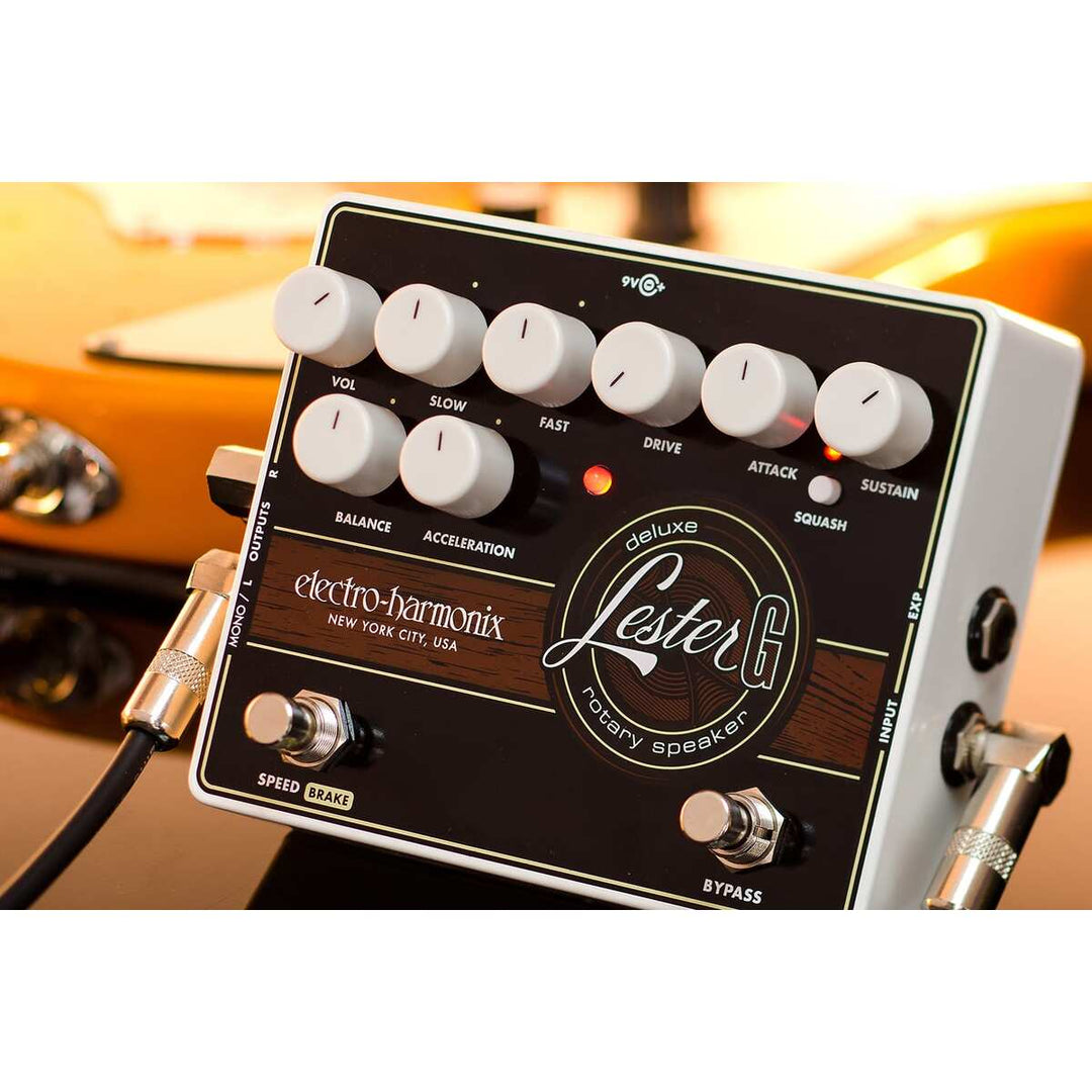 Electro-Harmonix EHX Lester G Deluxe Rotary Speaker Emulator 1