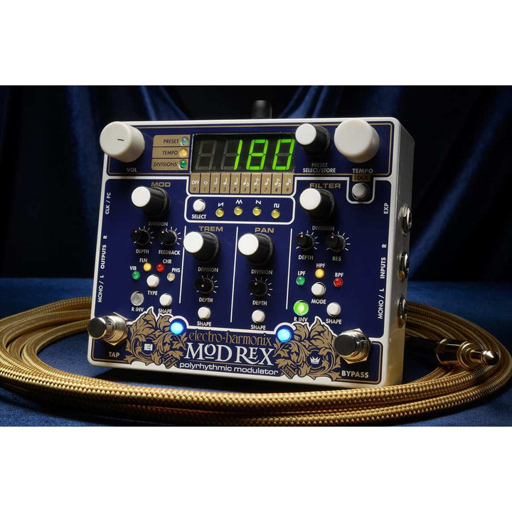 Electro-Harmonix EHX Mod Rex Polyrhythmic Modulator 5