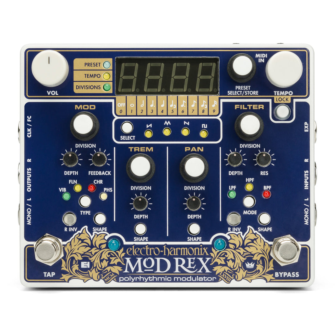 Electro-Harmonix EHX Mod Rex Polyrhythmic Modulator 