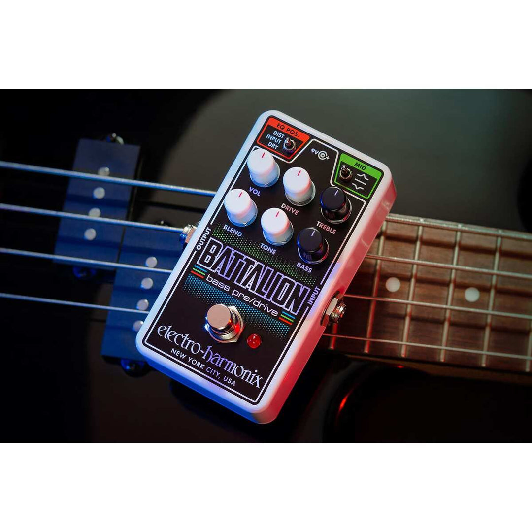 Electro-Harmonix EHX Nano Battalion Bass Preamp & Overdrive 5