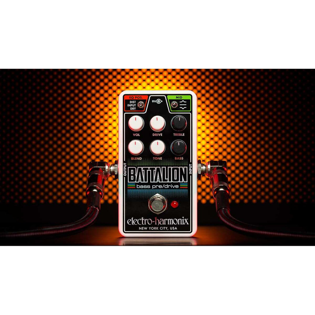 Electro-Harmonix EHX Nano Battalion Bass Preamp & Overdrive 6