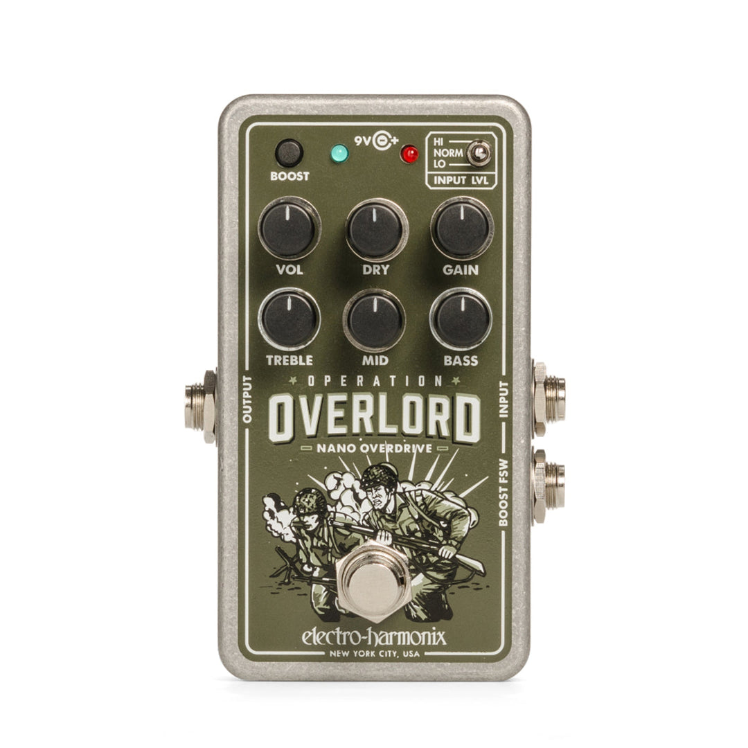 Electro-Harmonix EHX Nano Operation Overlord Allied Overdrive 
