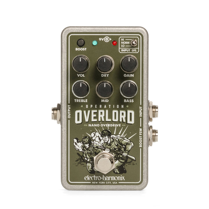 Electro-Harmonix EHX Nano Operation Overlord Allied Overdrive 