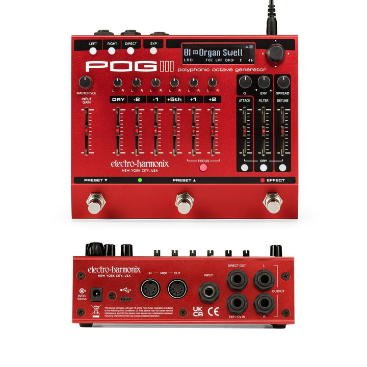 Electro-Harmonix EHX POG3 Polyphonic Octave Generator 5