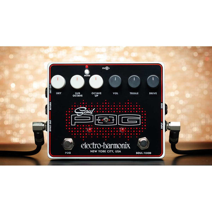Electro-Harmonix EHX Soul POG Overdrive / Octave Multi-Effect 2