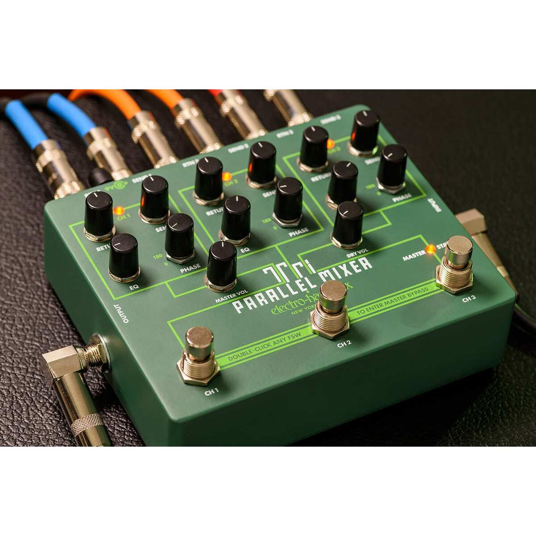 Electro-Harmonix EHX Tri Parallel Mixer Effects Loop Mixer / Switcher 5