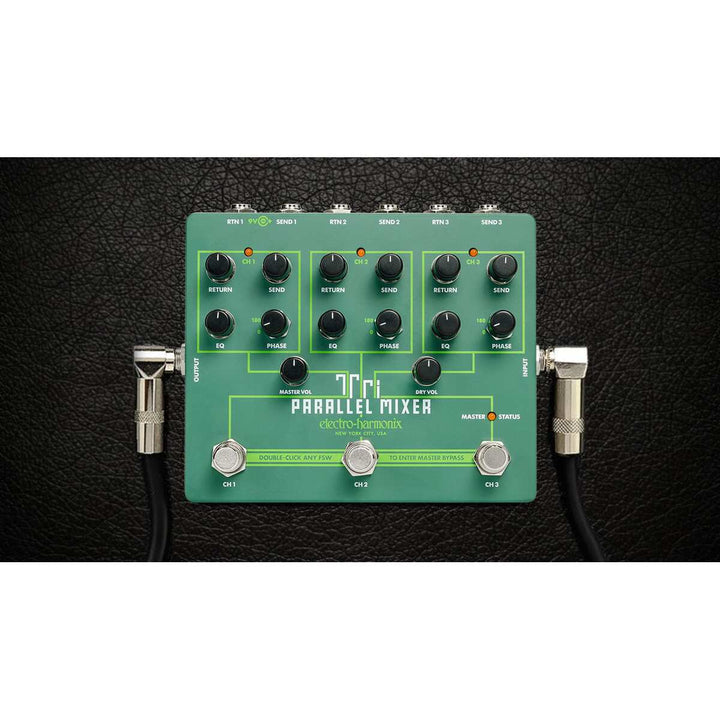 Electro-Harmonix EHX Tri Parallel Mixer Effects Loop Mixer / Switcher 6