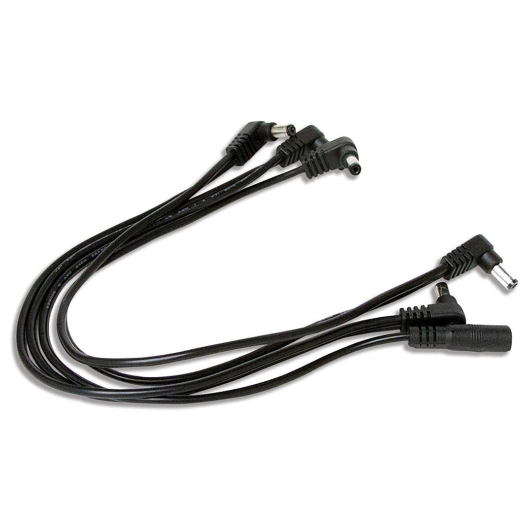 Hotone 5-Plug Angled Head DC Power Cable For Guitar Pedals 