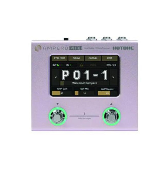 Hotone Ampero Mini Purple Taro Guitar Pedal 