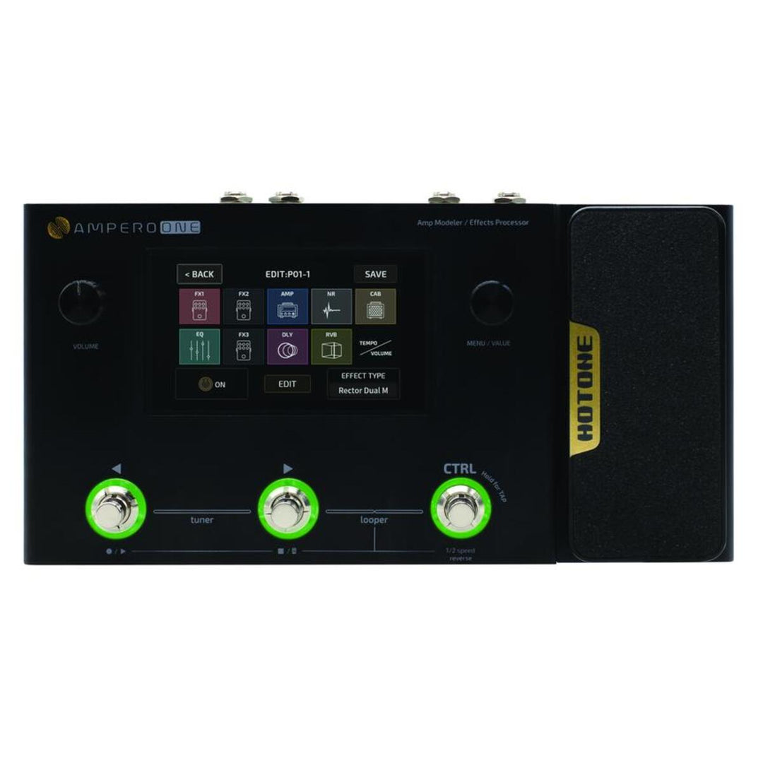 Hotone Ampero One Amp Modeler & Effects Processor Guitar Pedal 