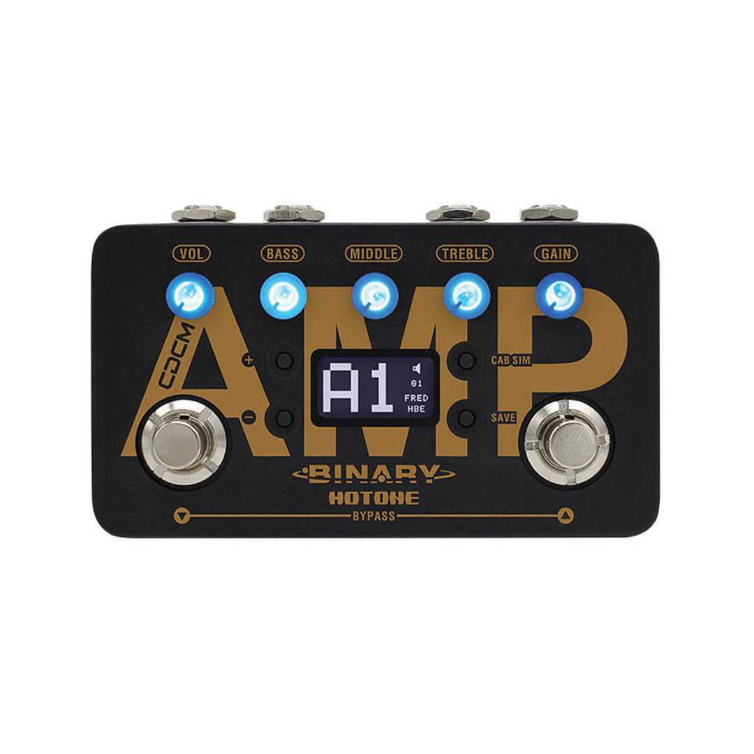Hotone Binary Amp CDCM Amplifier Simulator Guitar Pedal 