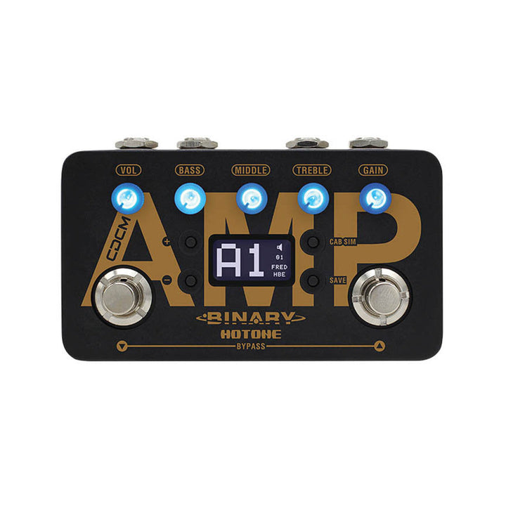 Hotone Binary Amp CDCM Amplifier Simulator Guitar Pedal 