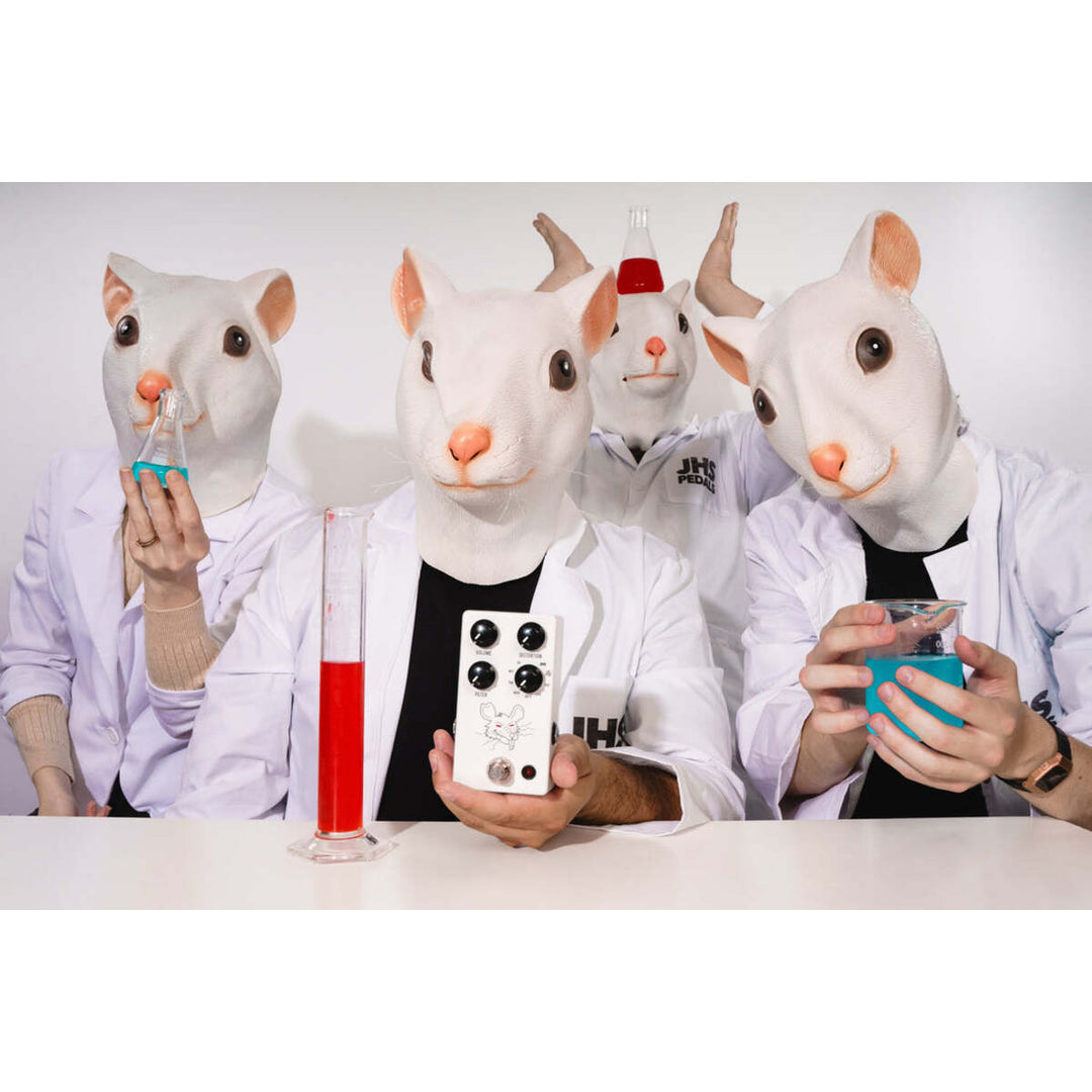 JHS PEDALS PACKRAT WHITE  3