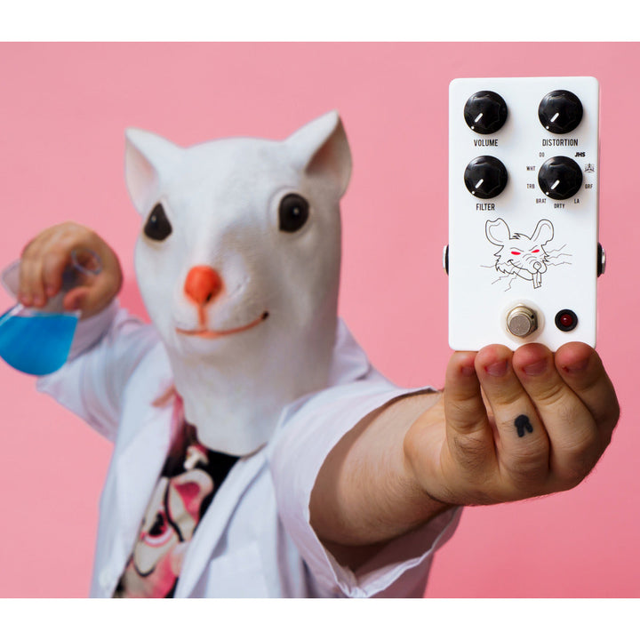 JHS PEDALS PACKRAT WHITE  4