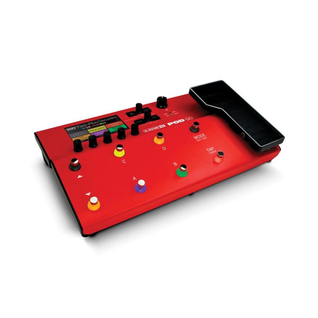 Line 6 Pod Go Red Limited Edition Guitar Pedal  2