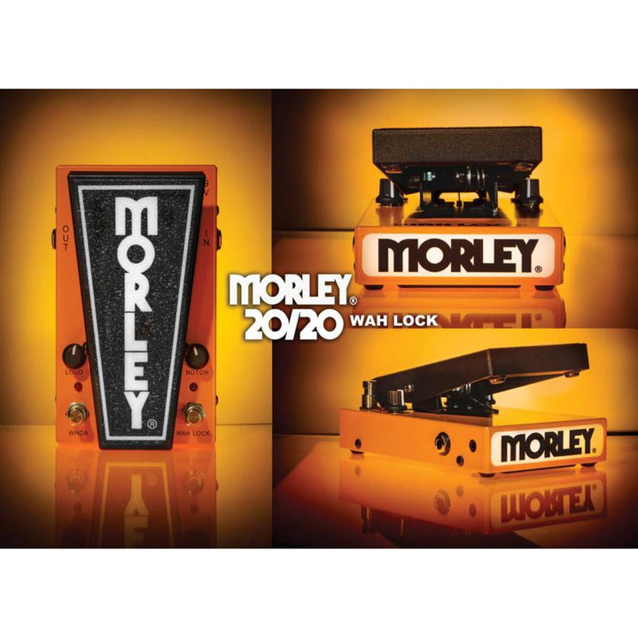 Morley Pedals 20/20 Wah Lock Switchless, Optical Guitar Pedal  9