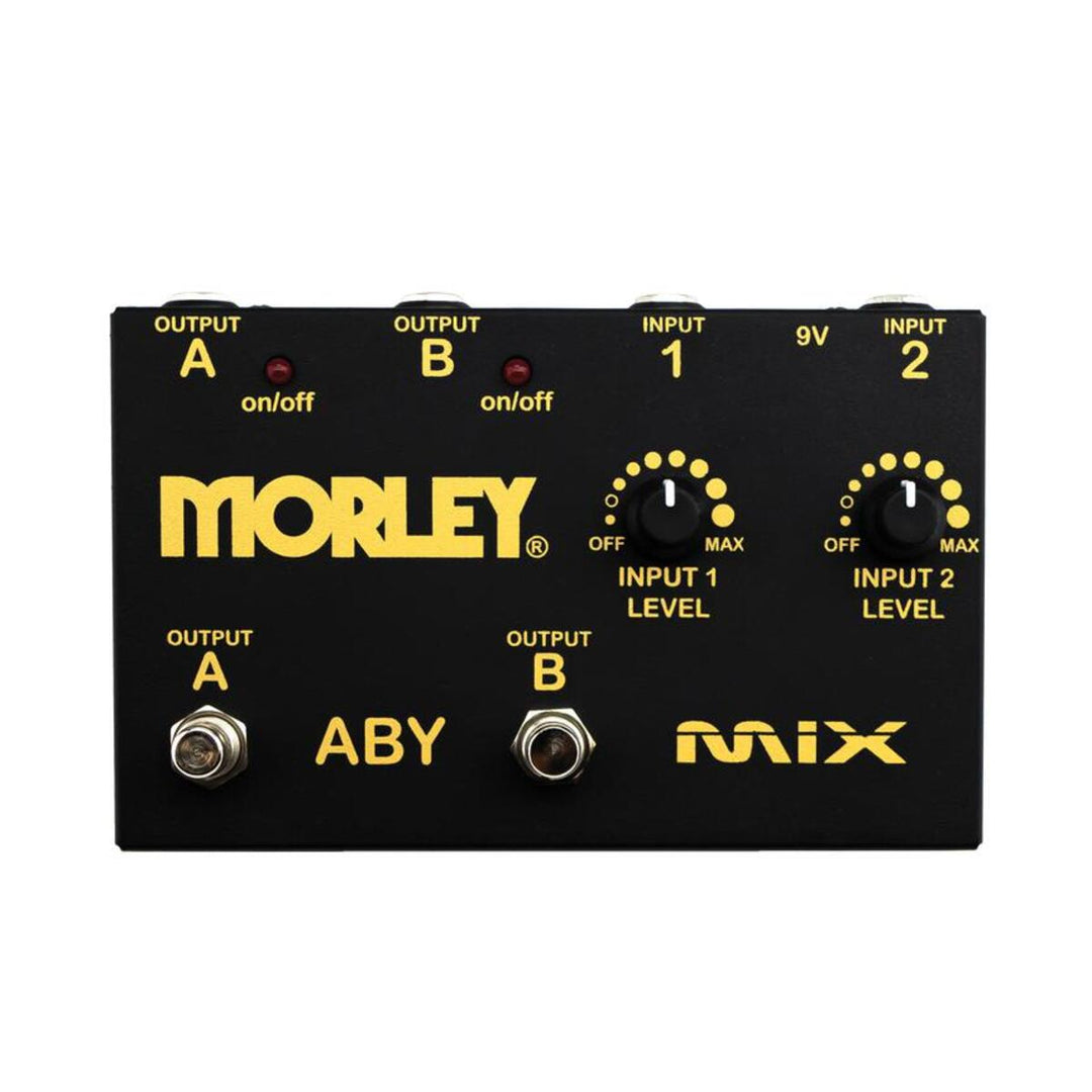 Morley Pedals Gold ABY Mixer Combiner Guitar Pedal  1