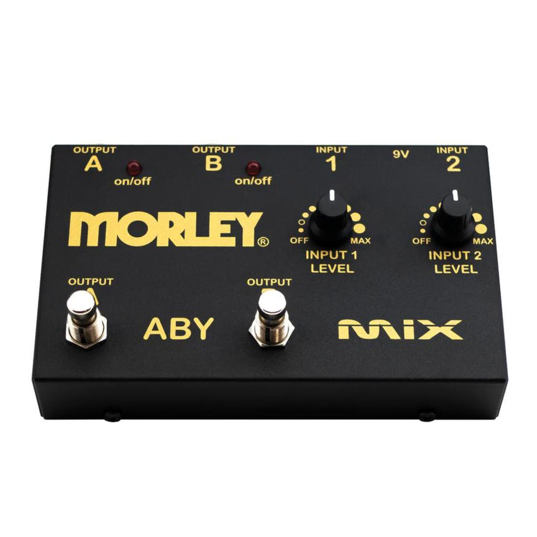 Morley Pedals Gold ABY Mixer Combiner Guitar Pedal 