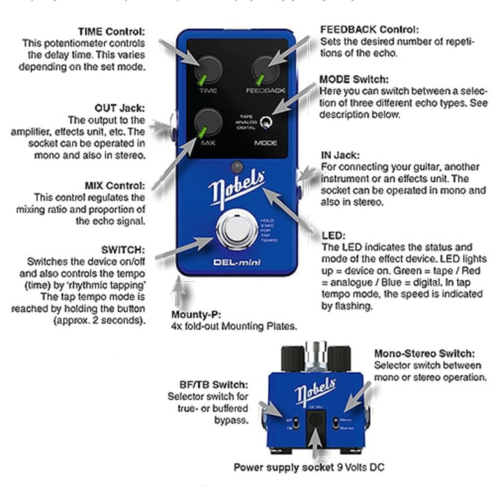 NOBELS DEL-MINI-DELAY-PEDAL 1