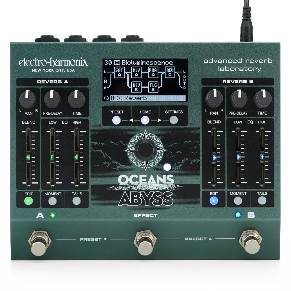 Electro-Harmonix EHX OCEANS ABYSS Advanced Reverb Laboratory 2