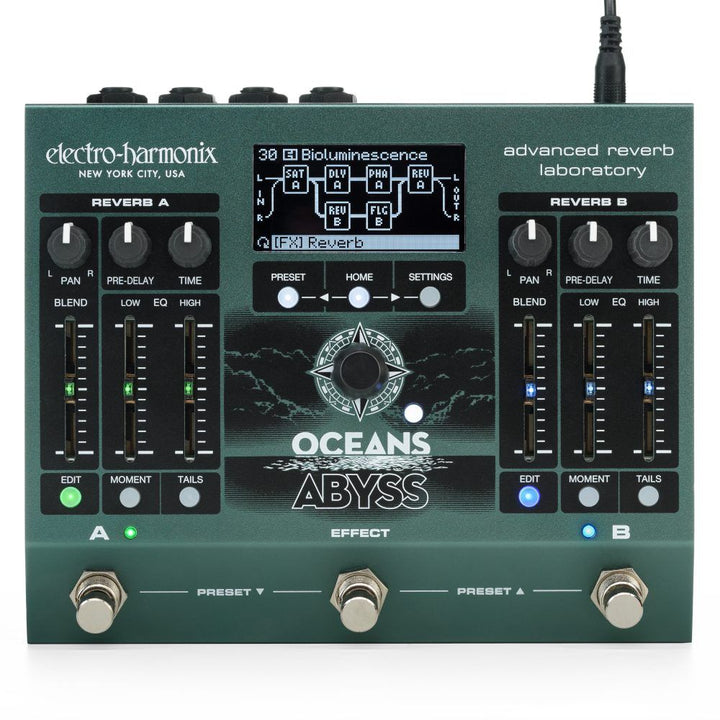 Electro-Harmonix EHX OCEANS ABYSS Advanced Reverb Laboratory 2