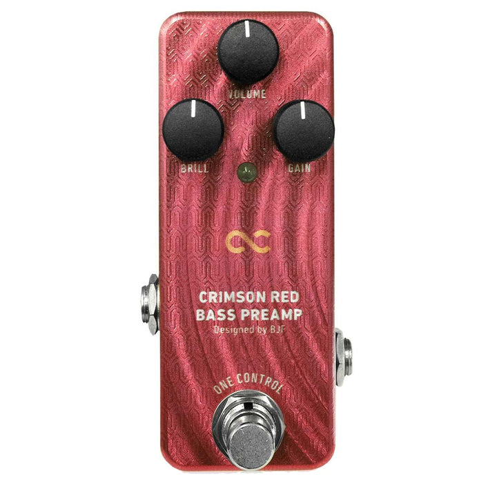 One Control Crimson Red Bass Preamp 