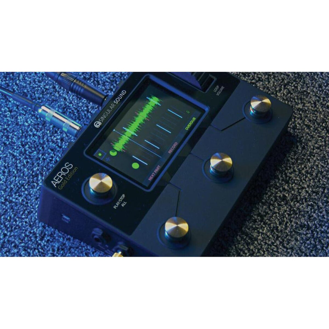 Singular Sound Aeros Loop Studio Gold Edition Guitar Pedal  11