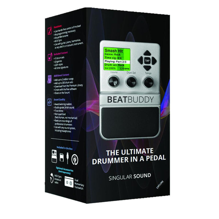 Singular Sound Beatbuddy Drum Machine Guitar Pedal  5