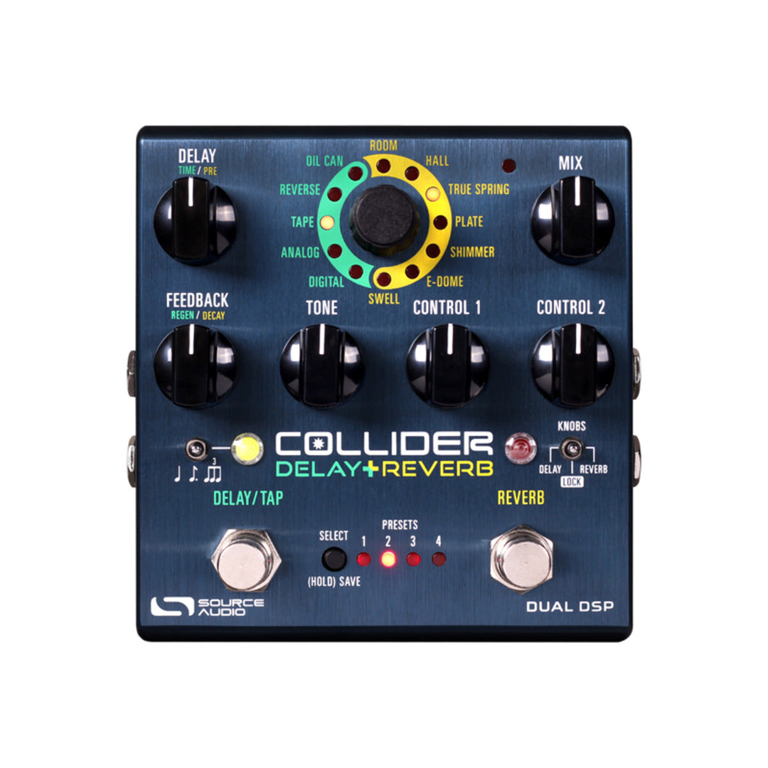 Source Audio Collider Delay+Reverb Pedal 