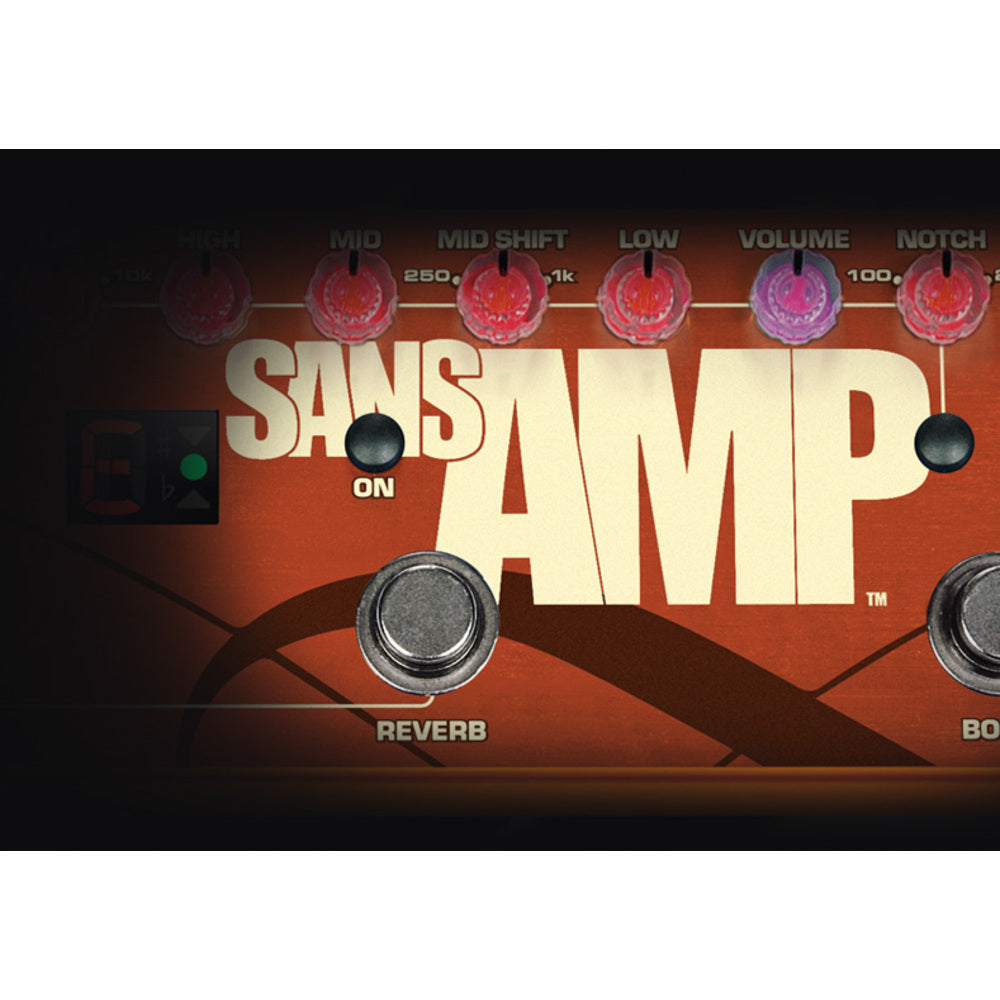Tech 21 Acoustic Fly Rig - SansAmp, Comp, EFX and Boost in One Pedal  1