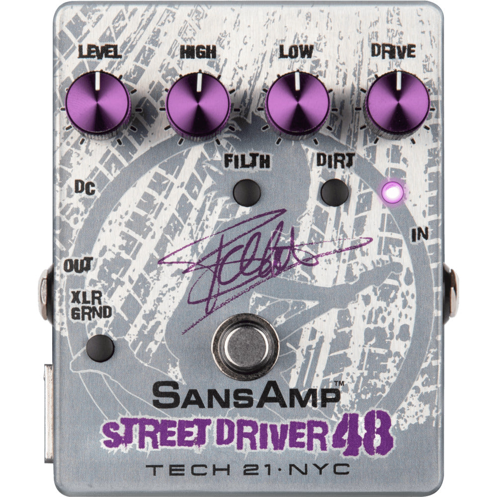 Tech 21 Frank Bello Street Driver 48 Signature SansAmp - Bass Pre-amp Pedal  1