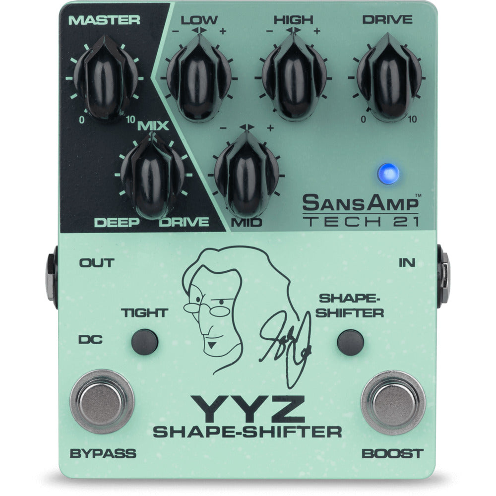 Tech 21 Geddy Lee YYZ Shape-shifter Signature SansAmp - Bass Pre-amp Pedal 