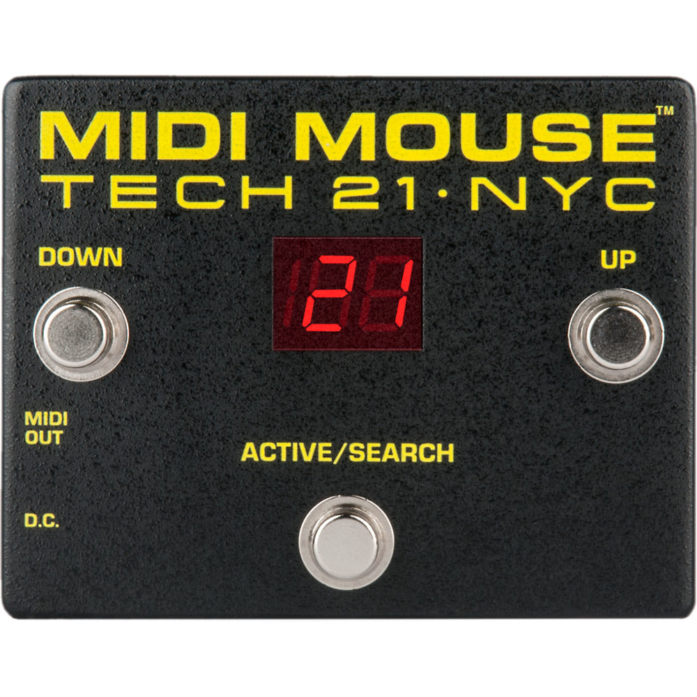 Tech 21 MIDI Mouse - Stage-friendly, battery Operable MIDI Footcontroller 