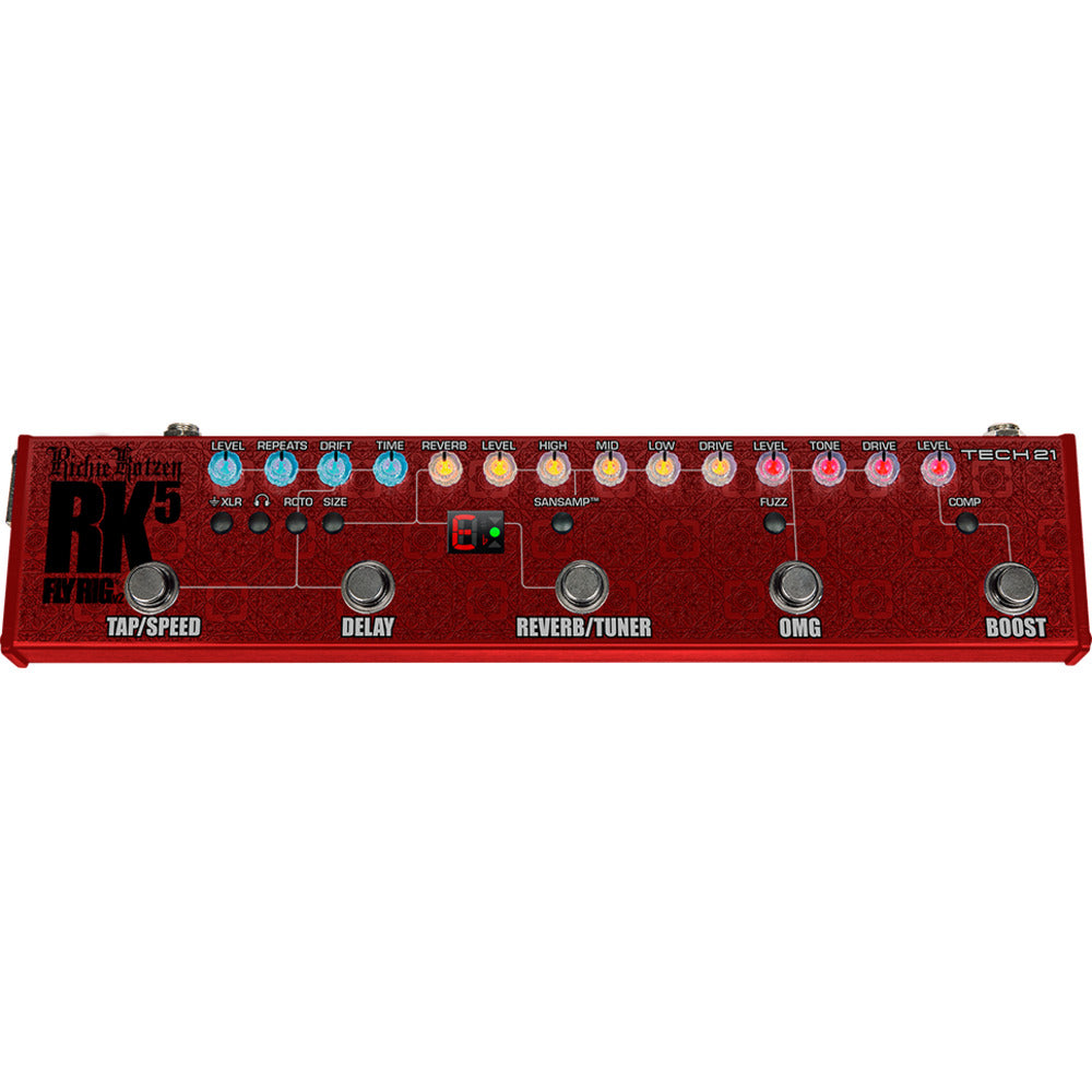 Tech 21 Richie Kotzen RK5 Signature Fly Rig (v2) - w/ Signature OMG Overdrive 
