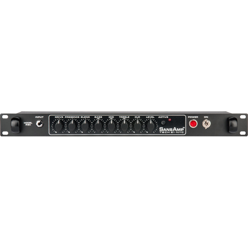 Tech 21 SansAmp RBI - 1U Rackmount Pre-Amp for Bass  2