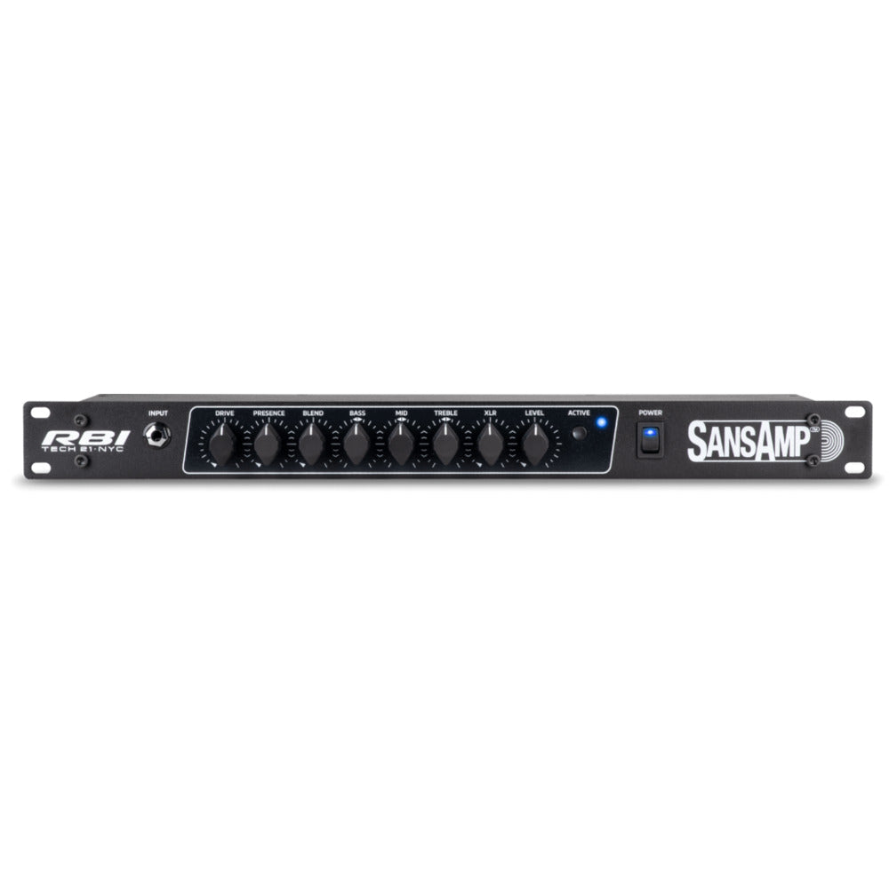 Tech 21 SansAmp RBI - 1U Rackmount Pre-Amp for Bass 